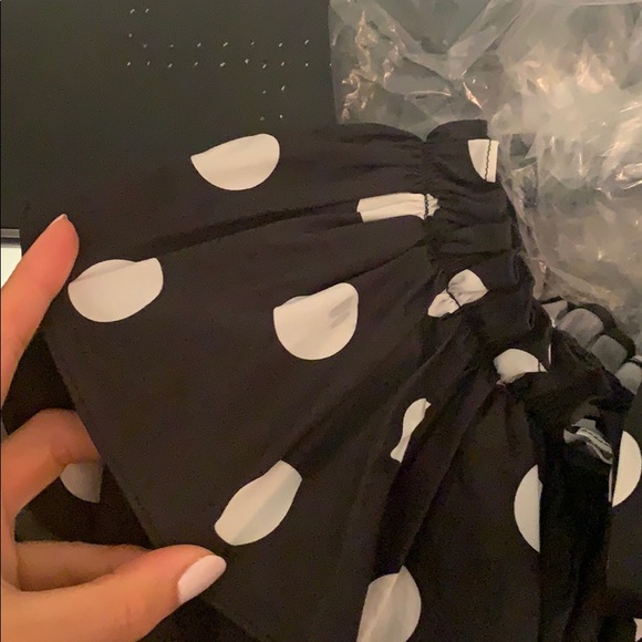 Caroline constas Rhea polka dot one shoulder gown - Picture 6 of 11